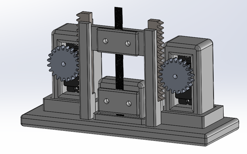Tensile tester — CAD render