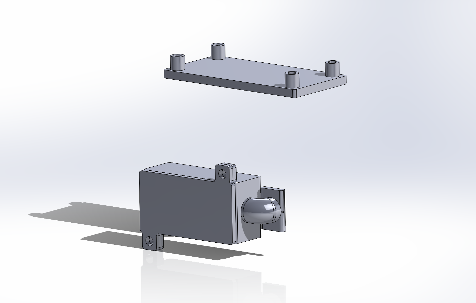 Laundry sensor enclosure CAD