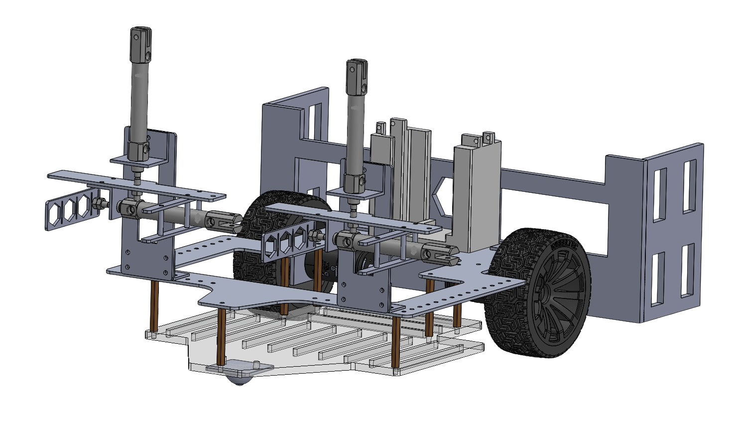 Robocon robot CAD — alternate view