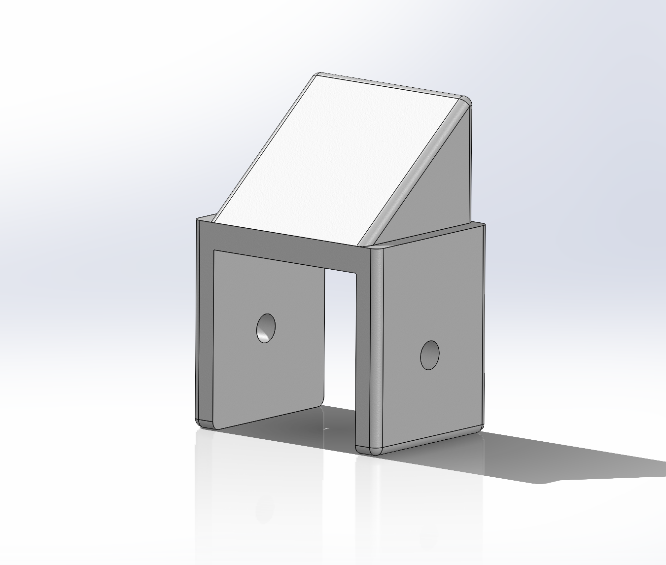 3D-printed corner mounting